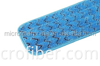 Microfiber scrubbing mop